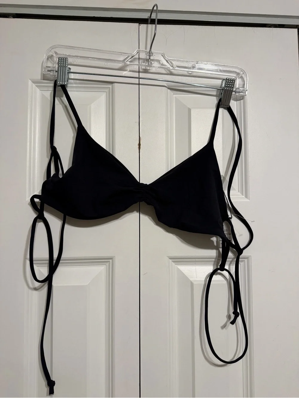 L*Space L61063 Black Cody Top Women's Swimwear Size M new without tags